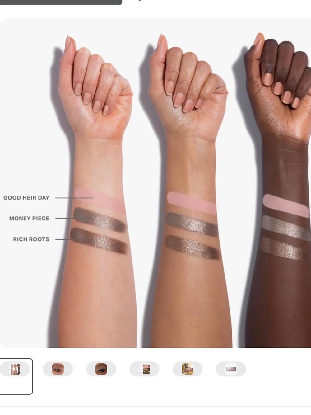 Morphe ChromaPlus Eyeshadow Trio — Platinum Bombshell